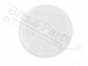 Tandwiel Kunststof 120-tands 0,5M voor 2mm as